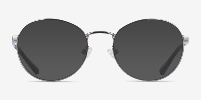 Rest Gunmetal MétalMontures de lunettes de vue d'EyeBuyDirect, Avec des Verres Teintés