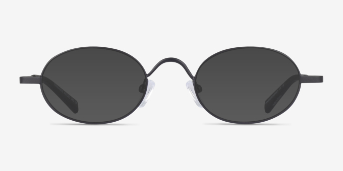 Innovate Black MetalEyeglass Frames from EyeBuyDirect, with Tinted Lenses