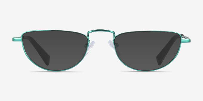 Revotique Vert MétalMontures de lunettes de vue d'EyeBuyDirect, Avec des Verres Teintés