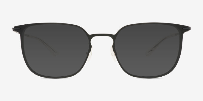 Density Dark Green Aluminium AlloyEyeglass Frames from EyeBuyDirect, with Tinted Lenses