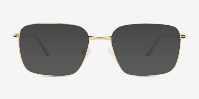 Vizzo Gold Alternative MaterialsEyeglass Frames from EyeBuyDirect, with Tinted Lenses