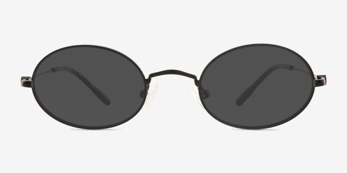 Tremblay Black Alternative MaterialsEyeglass Frames from EyeBuyDirect, with Tinted Lenses