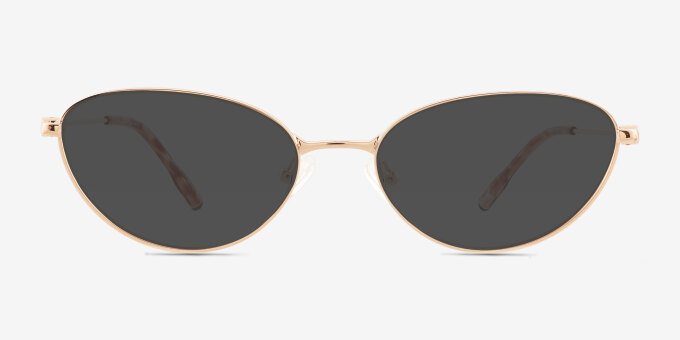 Caulfield Rose Gold Alternative MaterialsEyeglass Frames from EyeBuyDirect, with Tinted Lenses