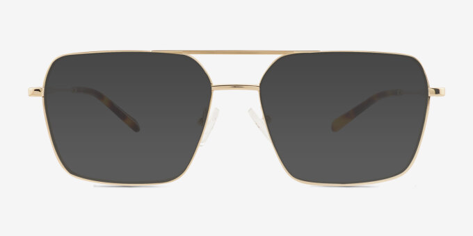 Ormsby Gold Alternative MaterialsEyeglass Frames from EyeBuyDirect, with Tinted Lenses