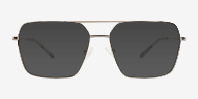 Ormsby Argenté Matériaux biosourcésMontures de lunettes de vue d'EyeBuyDirect, Avec des Verres Teintés