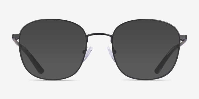 Architecht Noir MétalMontures de lunettes de vue d'EyeBuyDirect, Avec des Verres Teintés