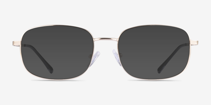 Arlo Gold MetalEyeglass Frames from EyeBuyDirect, with Tinted Lenses