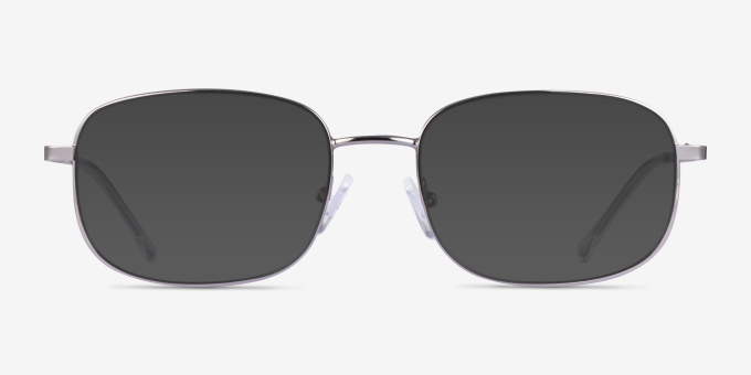 Arlo Silver MetalEyeglass Frames from EyeBuyDirect, with Tinted Lenses