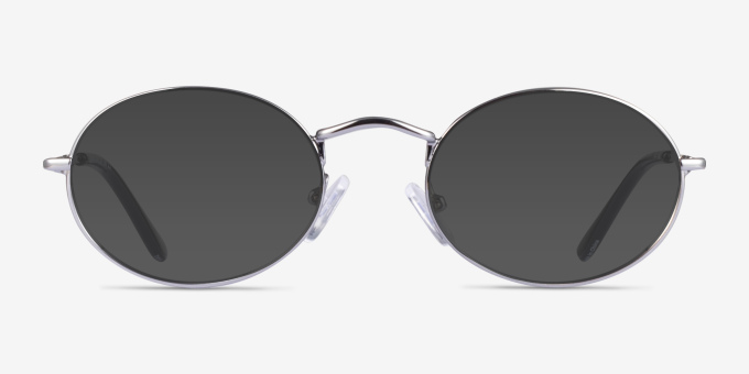 Blair Silver MetalEyeglass Frames from EyeBuyDirect, with Tinted Lenses