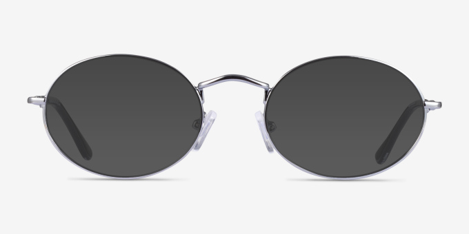 Blair Silver MetalEyeglass Frames from EyeBuyDirect, with Tinted Lenses