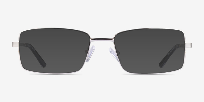 Cooper Argenté MétalMontures de lunettes de vue d'EyeBuyDirect, Avec des Verres Teintés