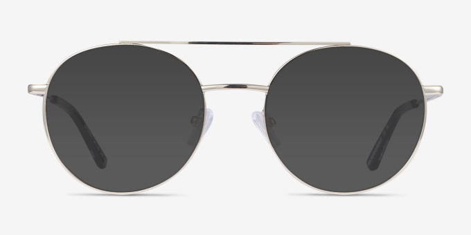 Georgie Doré MétalMontures de lunettes de vue d'EyeBuyDirect, Avec des Verres Teintés