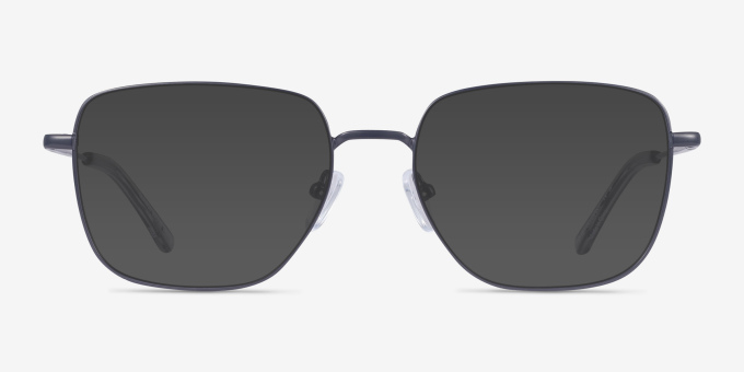 Glance Bleu MétalMontures de lunettes de vue d'EyeBuyDirect, Avec des Verres Teintés