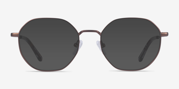 Glen Brown MetalEyeglass Frames from EyeBuyDirect, with Tinted Lenses