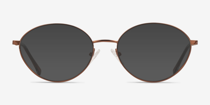 Cinema Brown MetalEyeglass Frames from EyeBuyDirect, with Tinted Lenses