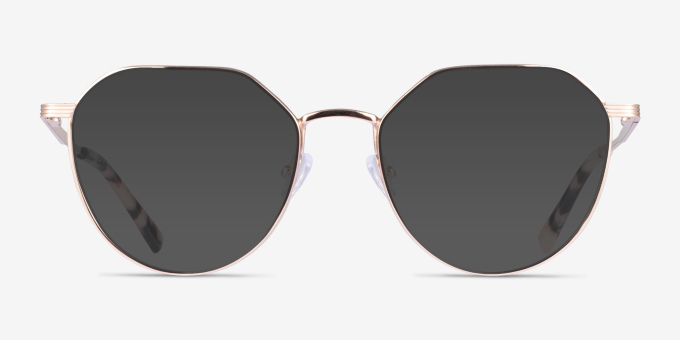 Monday Or rose MétalMontures de lunettes de vue d'EyeBuyDirect, Avec des Verres Teintés