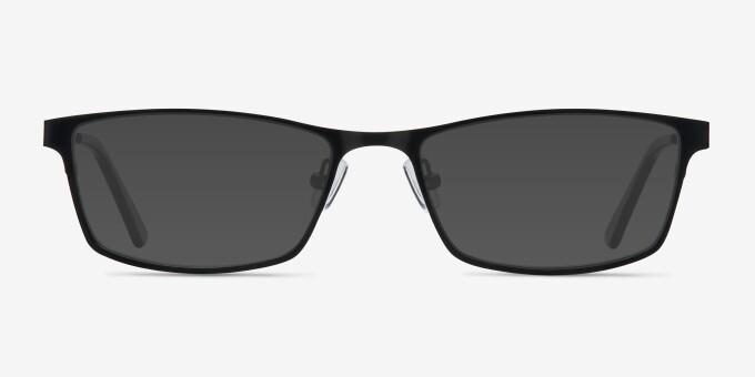 Germantown Black MetalEyeglass Frames from EyeBuyDirect, with Tinted Lenses