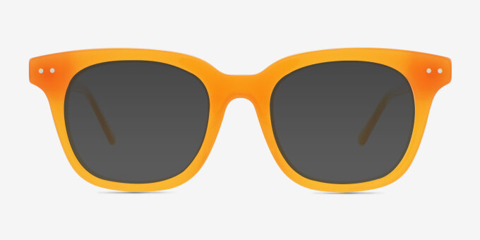Romy Orange AcetateEyeglass Frames from EyeBuyDirect, with Tinted Lenses