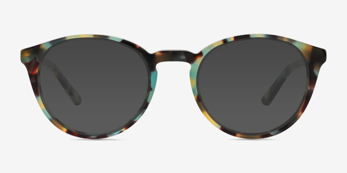 Zoff Floral Tortoise AcetateEyeglass Frames from EyeBuyDirect, with Tinted Lenses