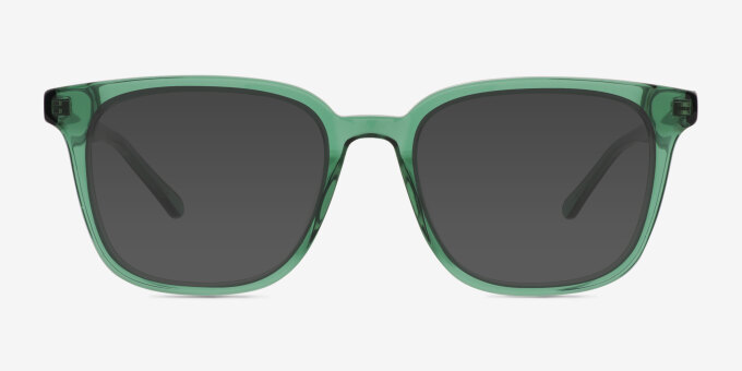 Wagner Green AcetateEyeglass Frames from EyeBuyDirect, with Tinted Lenses
