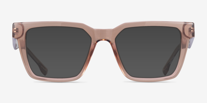 Barclay Brown PlasticEyeglass Frames from EyeBuyDirect, with Tinted Lenses