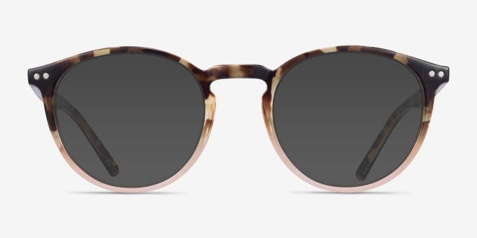 Wilkes Tortoise Pink PlasticEyeglass Frames from EyeBuyDirect, with Tinted Lenses