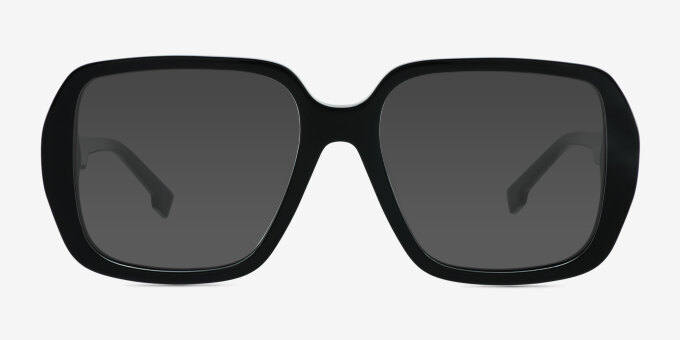 Gunter Black AcetateEyeglass Frames from EyeBuyDirect, with Tinted Lenses
