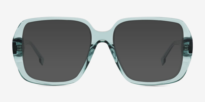Gunter Green AcetateEyeglass Frames from EyeBuyDirect, with Tinted Lenses