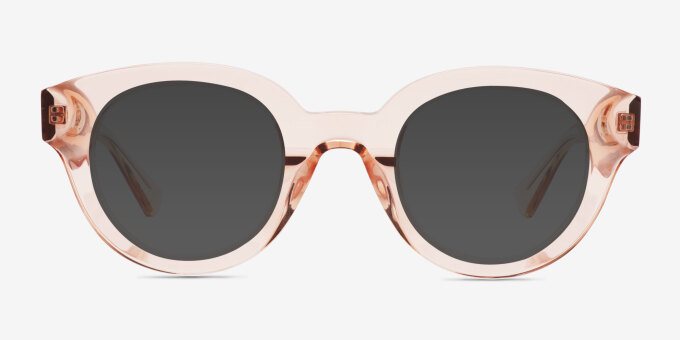 Gillis Coral AcetateEyeglass Frames from EyeBuyDirect, with Tinted Lenses
