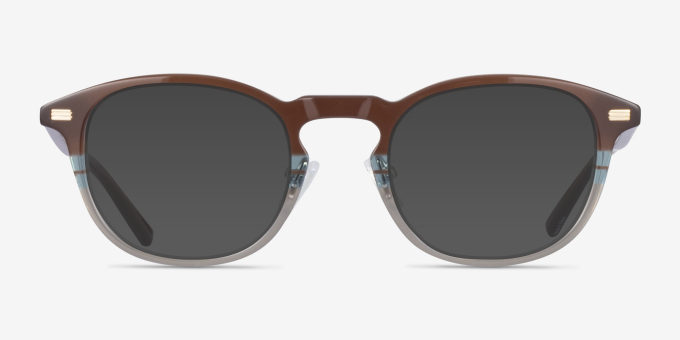 Splendor Brown AcetateEyeglass Frames from EyeBuyDirect, with Tinted Lenses