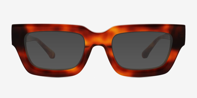 Vespera Tortoise Alternative MaterialsEyeglass Frames from EyeBuyDirect, with Tinted Lenses