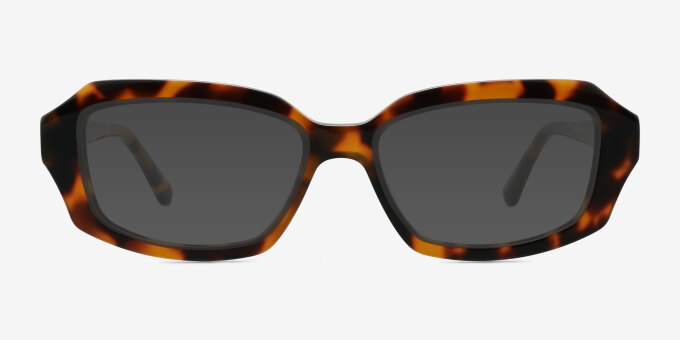 Caladium Tortoise Alternative MaterialsEyeglass Frames from EyeBuyDirect, with Tinted Lenses
