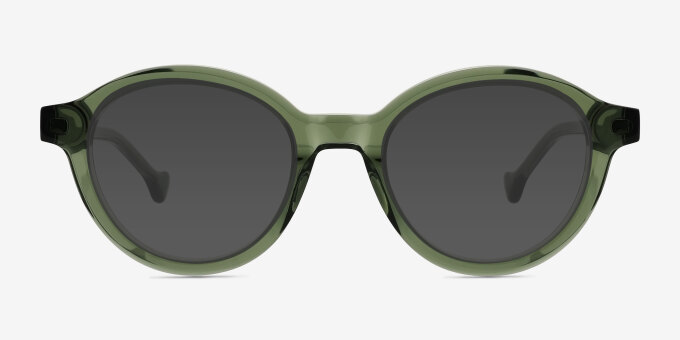 Chadwick Green Alternative MaterialsEyeglass Frames from EyeBuyDirect, with Tinted Lenses