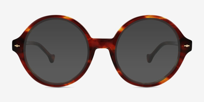 Ashford Tortoise Alternative MaterialsEyeglass Frames from EyeBuyDirect, with Tinted Lenses
