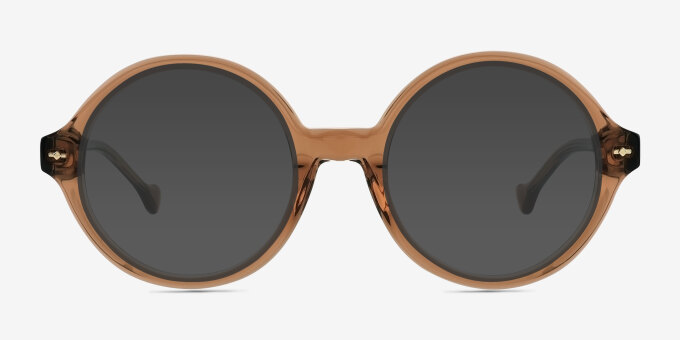 Ashford Brown Alternative MaterialsEyeglass Frames from EyeBuyDirect, with Tinted Lenses