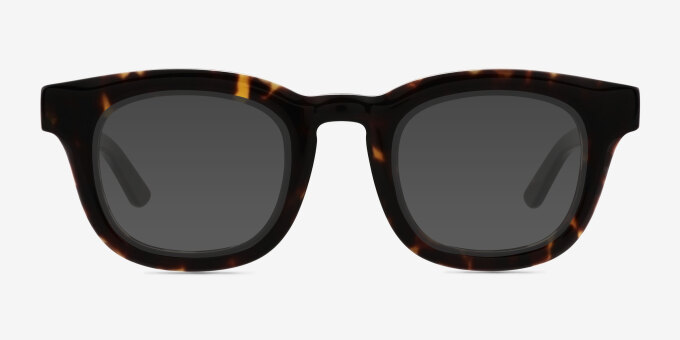 Harrington Tortoise Alternative MaterialsEyeglass Frames from EyeBuyDirect, with Tinted Lenses