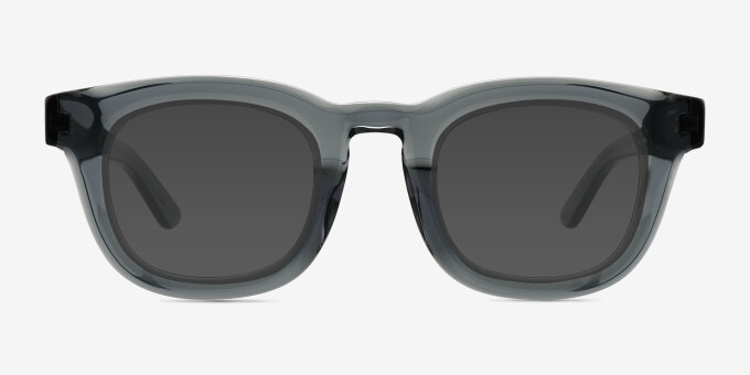 Harrington Gray Alternative MaterialsEyeglass Frames from EyeBuyDirect, with Tinted Lenses