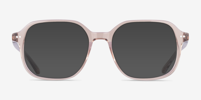 Restore Pink AcetateEyeglass Frames from EyeBuyDirect, with Tinted Lenses