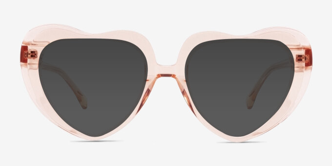 Endless Love Pink AcetateEyeglass Frames from EyeBuyDirect, with Tinted Lenses