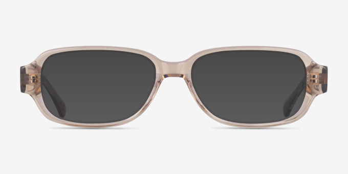 Transform Brown AcetateEyeglass Frames from EyeBuyDirect, with Tinted Lenses