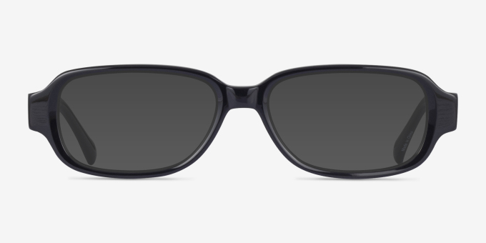 Transform Black AcetateEyeglass Frames from EyeBuyDirect, with Tinted Lenses