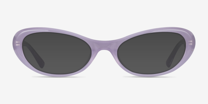 Vertex Purple AcetateEyeglass Frames from EyeBuyDirect, with Tinted Lenses