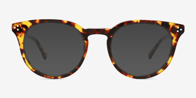 Clement Tortoise Alternative MaterialsEyeglass Frames from EyeBuyDirect, with Tinted Lenses
