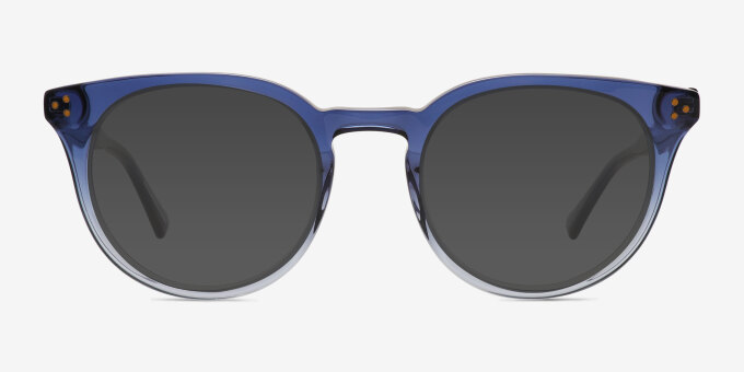 Clement Gradient Blue Alternative MaterialsEyeglass Frames from EyeBuyDirect, with Tinted Lenses