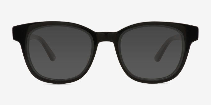 Lighthouse Black AcetateEyeglass Frames from EyeBuyDirect, with Tinted Lenses