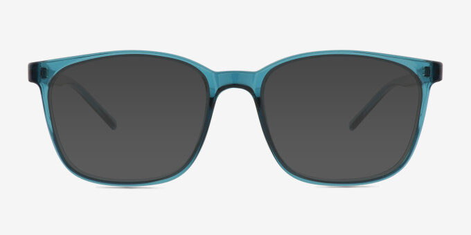 Soul Teal PlasticEyeglass Frames from EyeBuyDirect, with Tinted Lenses