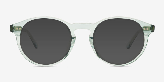 Theory Clear Mint AcetateEyeglass Frames from EyeBuyDirect, with Tinted Lenses