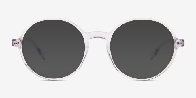 Amaranth Clear Purple Alternative MaterialsEyeglass Frames from EyeBuyDirect, with Tinted Lenses
