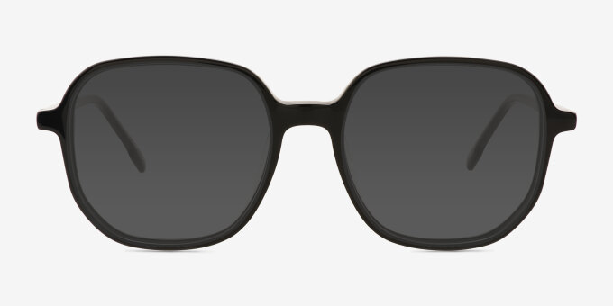 Natural Black Alternative MaterialsEyeglass Frames from EyeBuyDirect, with Tinted Lenses