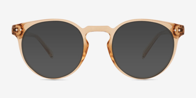 Oak Brun Matériaux biosourcésMontures de lunettes de vue d'EyeBuyDirect, Avec des Verres Teintés